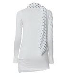 Layered Dot Scarf Long Sleeve