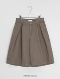 [Unisex] Pmen Pigment Pintuck Bermuda Pants