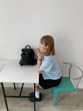 Jobe Black Leather Bokjori Backpack
