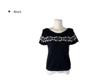 Ulba Snowflake Nordic Short Sleeve Knit