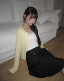 Andor Slim See-through Knit Cardigan