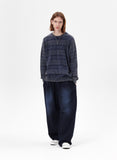 WASHED STRIPE KNIT