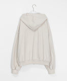 [unisex] Date Two Way Over Hood Zip Up Jumper