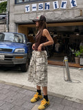 Off military cargo bermuda pants