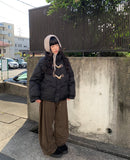 [1+1][Plan/Two Way] Poa Winter Brushed Corduroy Side Pin Tuck Training Pants