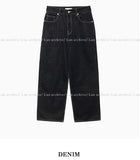 Hour velvet stitch denim