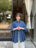 [unisex] Billud Denim Over Short Sleeve Shirt