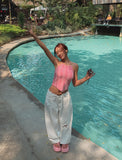 Tri Knit Halter Top