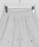 [Unisex] Bemensi Rivet Banding Bermuda Pants