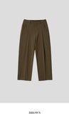 Rude wide pin tuck slacks
