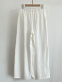 Bena Linen Sleeveless Banding Pants Set
