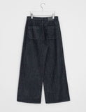 Sankyu Raw Denim Wide Pants
