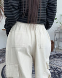 Neron cargo wide banding pants