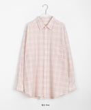 [unisex] Hisui Summer Check Over Shirt