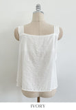 Jenia Ribbon Frill Sleeveless Blouse