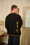 Pullover Lettering Tattoo Sweater