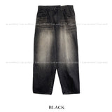 Must washed black wide denim