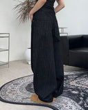 Ietan Slap Balloon Denim Pants