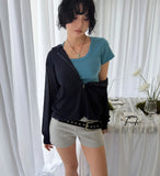 SUEDE DUAL RING BELT