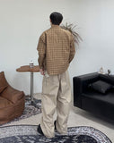 Carton back strap cotton pants