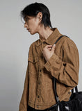 Ribbed Crop Corduroy Jacket
