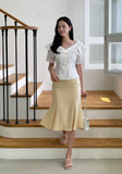 Deuelrin Mermaid Slit Skirt