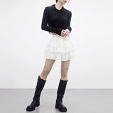Miket Tiered Frill Skirt