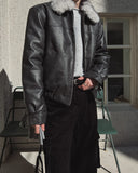 Kati Real Raccoon Fur Leather Jacket