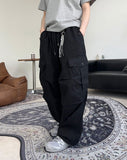 Rotten Pintuck Cargo Banding Pants