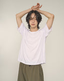 [MADE] Silket U-neck shorts-sleeve T
