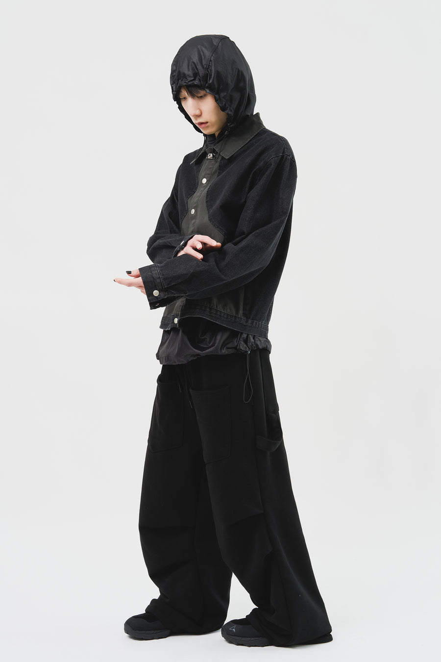 【HI FI FNK】Moss Color Denim Jacket Moss Color Denim Jacket (2color) - HIFIFNK