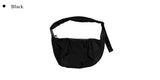 Iro simple half-moon cross bag