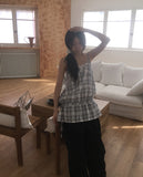 Stur Check String Layered One Piece Sleeveless