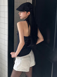 Pinstriped Halter Shirt
