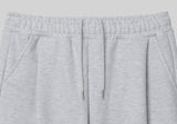 String One-Tuck Brushed Sweatpants