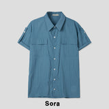 Rise roll up short sleeve shirt