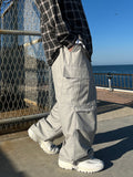 Diagonal Cargo Hip-hop Pants