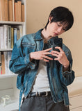 Boden Buckle Crop Denim Jacket