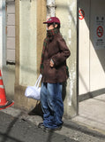 POCKET SUEDE HALF COAT
