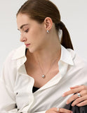 Plump Twist Silver Necklace