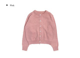 [Plan] Whoopi Basic Round Knit Cardigan