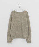 Shinpori Stripe V-Neck Knit Sweatshirt