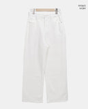Nur Semi Wide Denim Pants