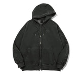 [2-WAY] Sleeve Star Pigment Hood Zip-Up