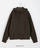 [unisex] Myumin Wool Quilted Pocket Hood Coat - Wool 60