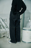 Mixed Jolge Wide Denim Pants