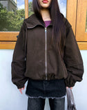 Huem Cut String Pocket Loose Fit Hooded Jumper