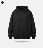 High-neck cut-off hood zip-up