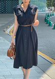 Luitte Shirt Sleeveless One Piece (Belt Set)