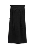 Janet two-way slit long skirt